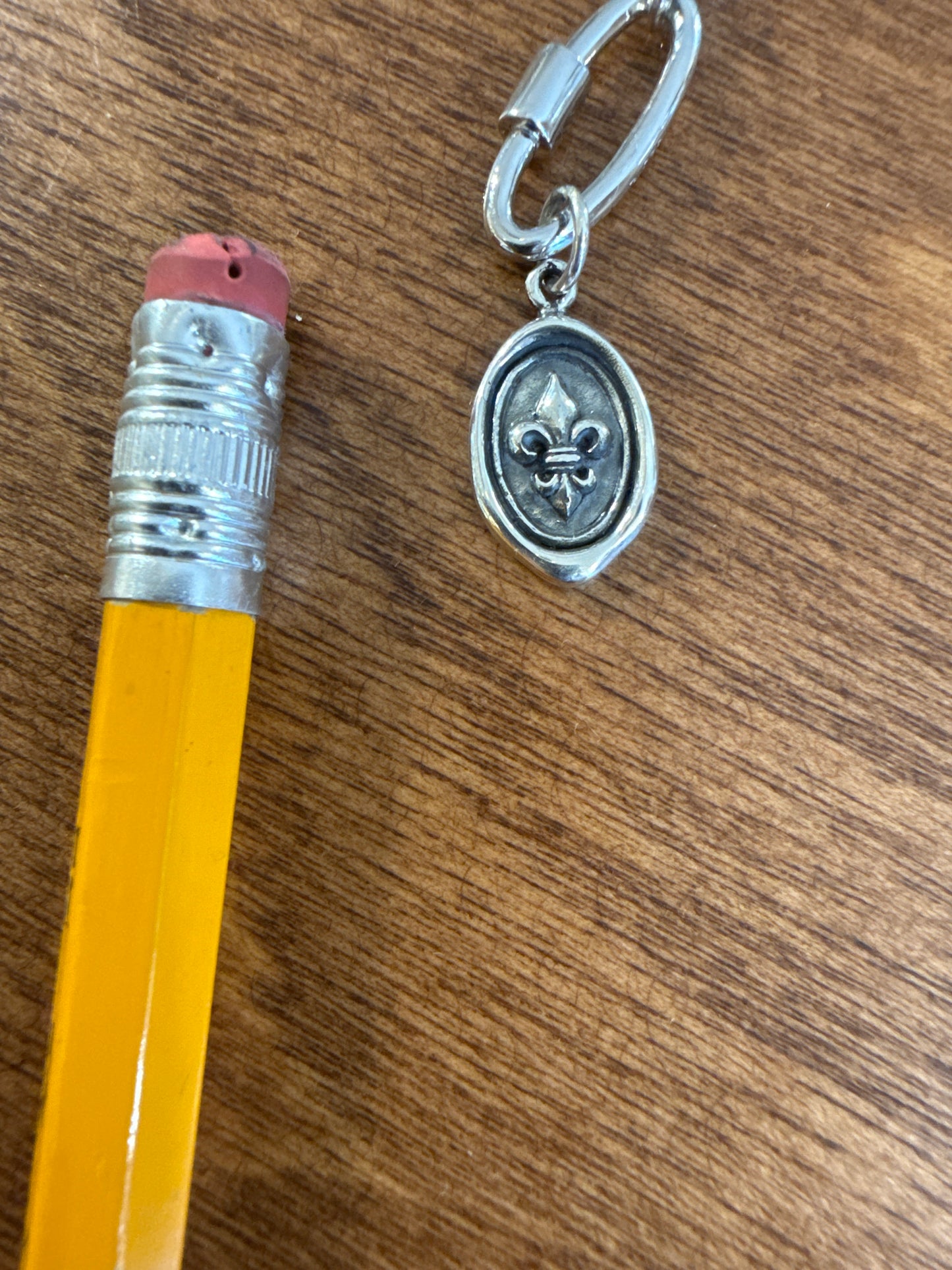 Fleur-de-lis Wax Stamp Charm