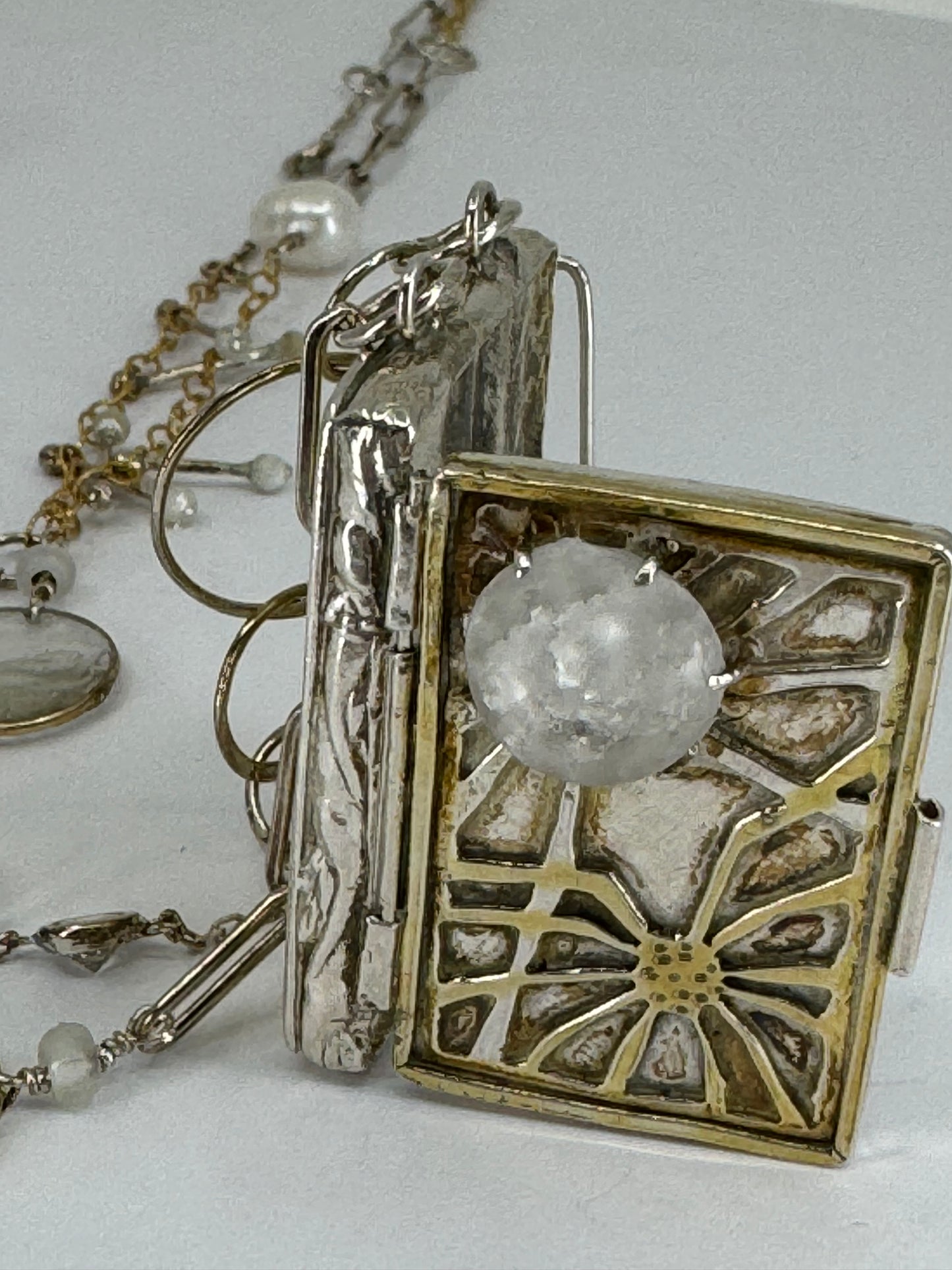 Dandelion Wish Locket Necklace