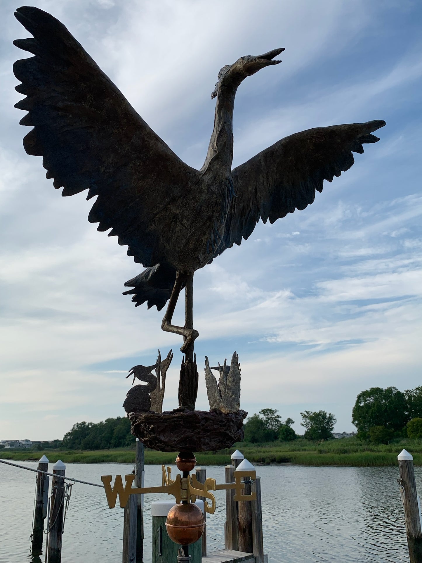 Great Blue Heron Sculpture