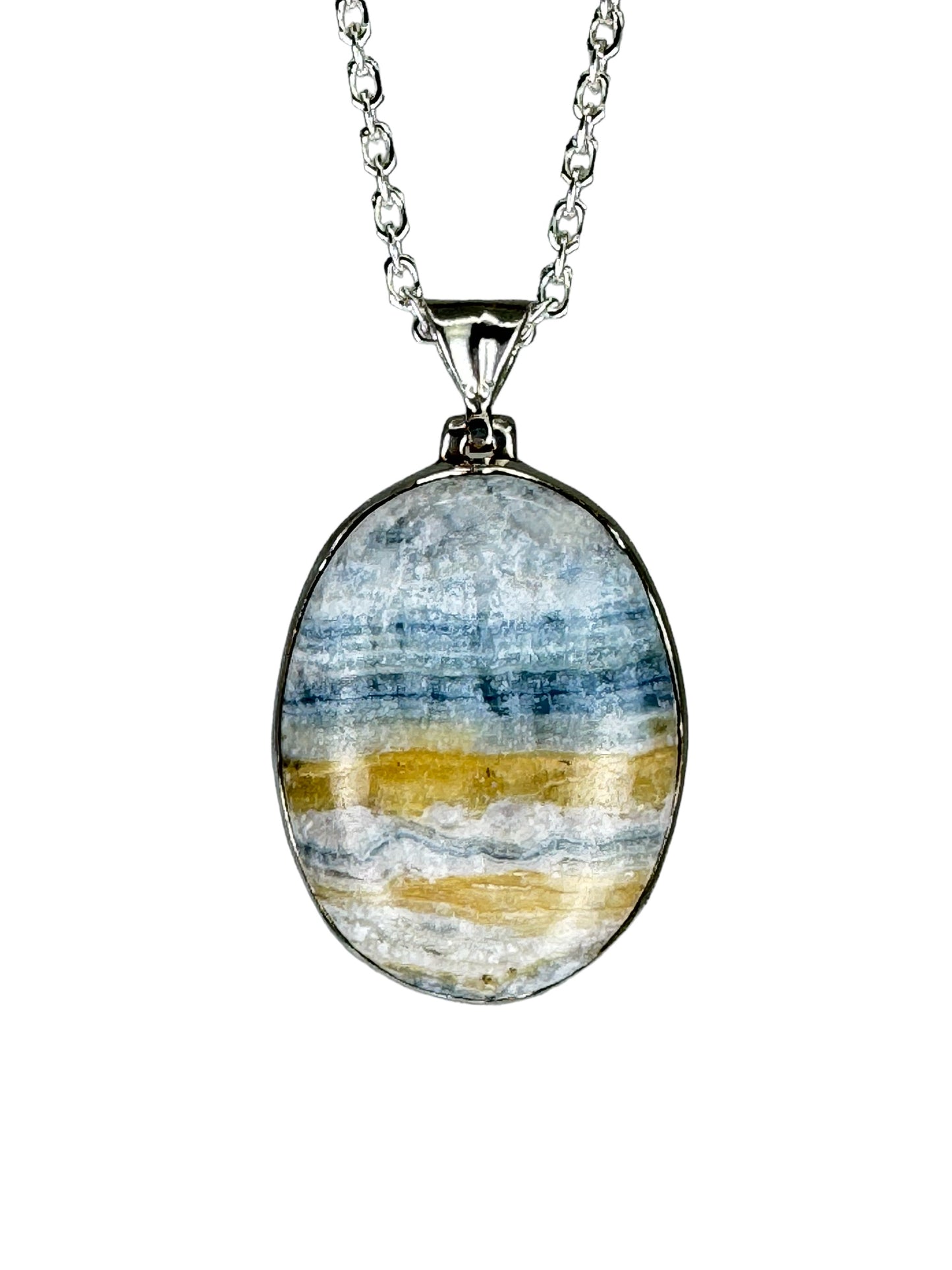 Blue Scheelite Pendant