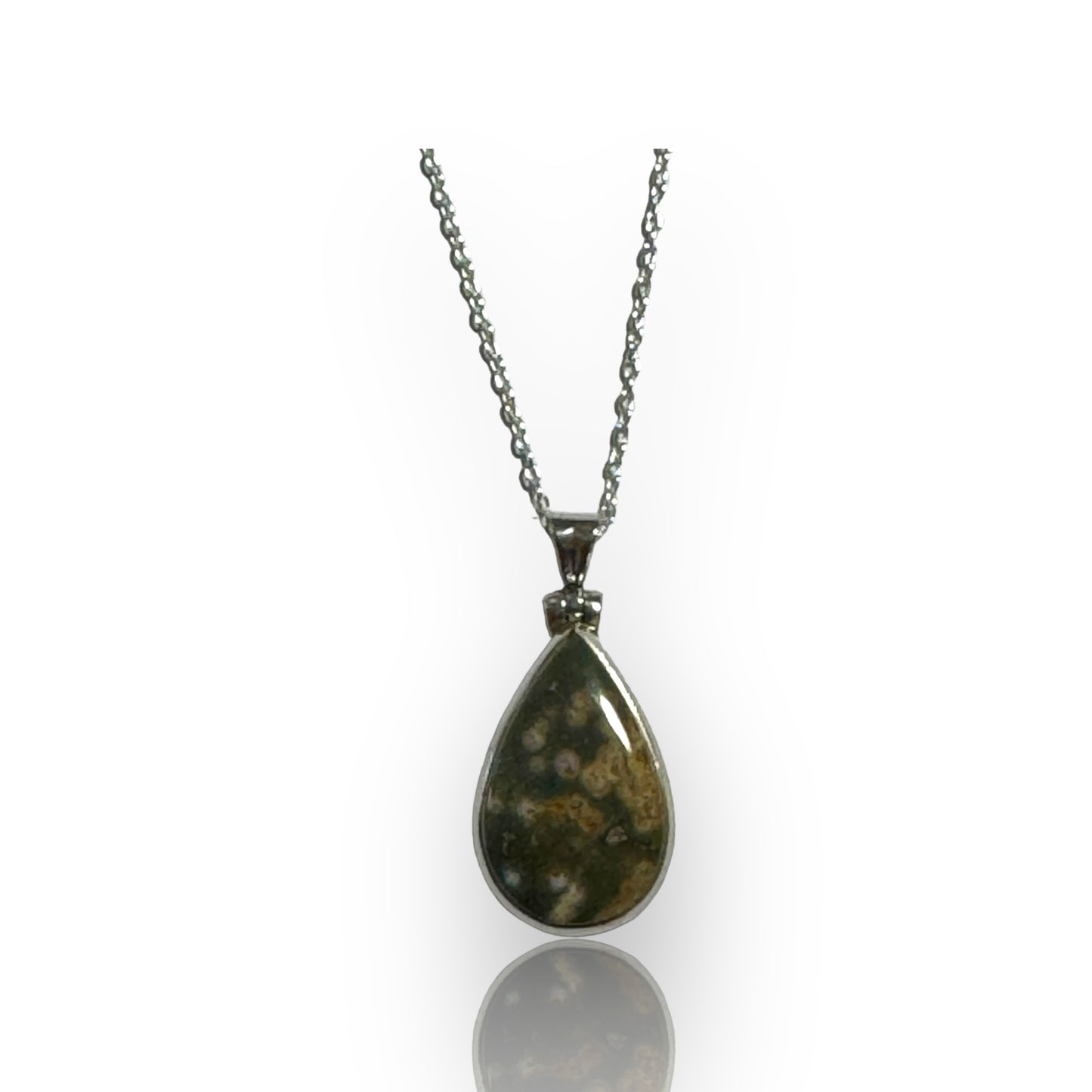 Jasper Teardrop Pendant