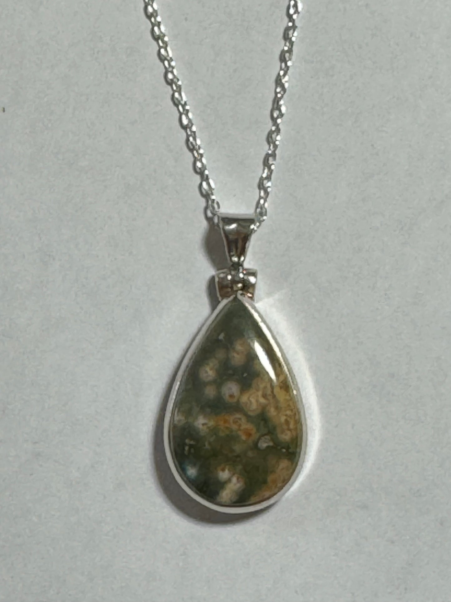 Jasper Teardrop Pendant