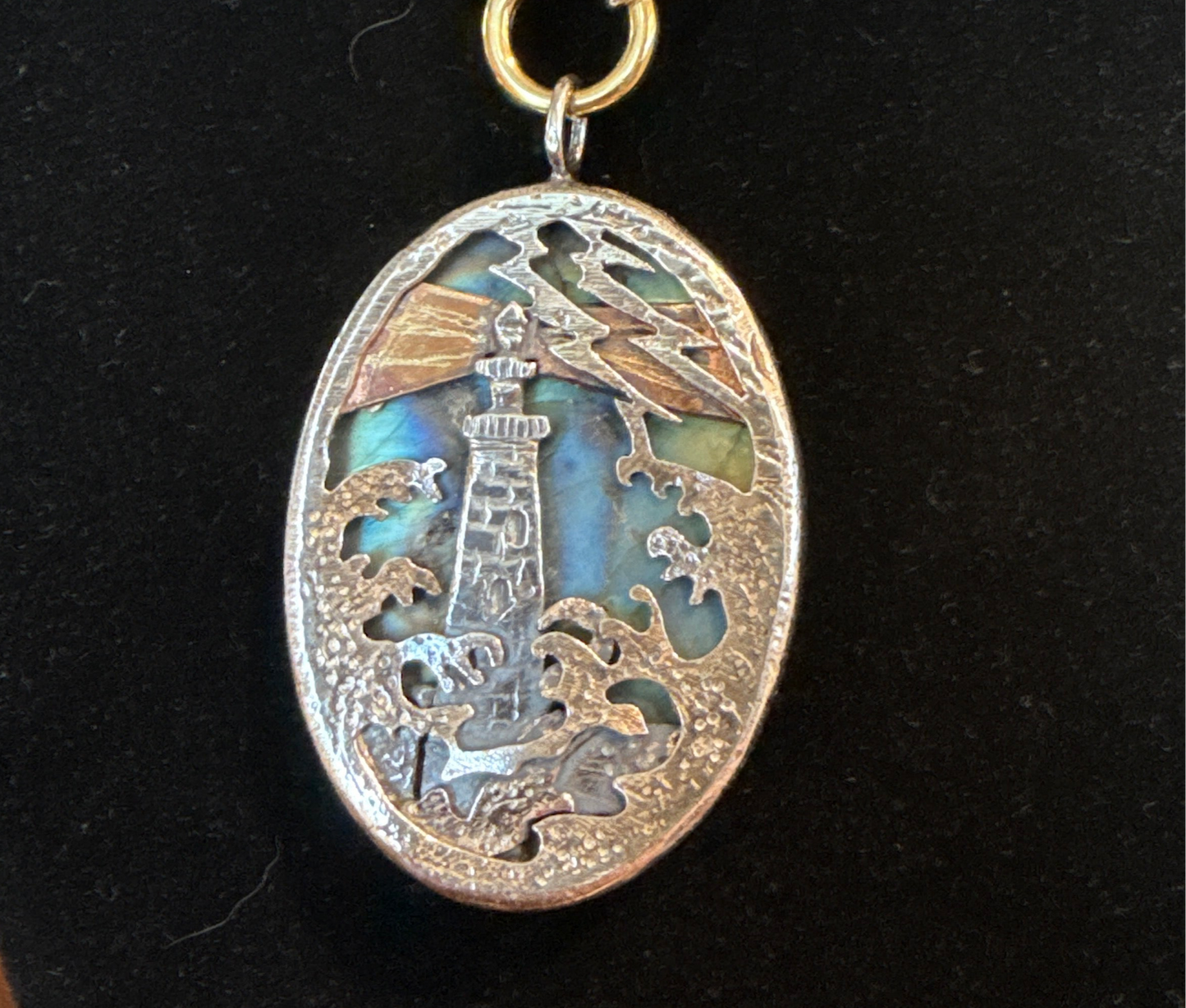 Labradorite Lighthouse Pendant