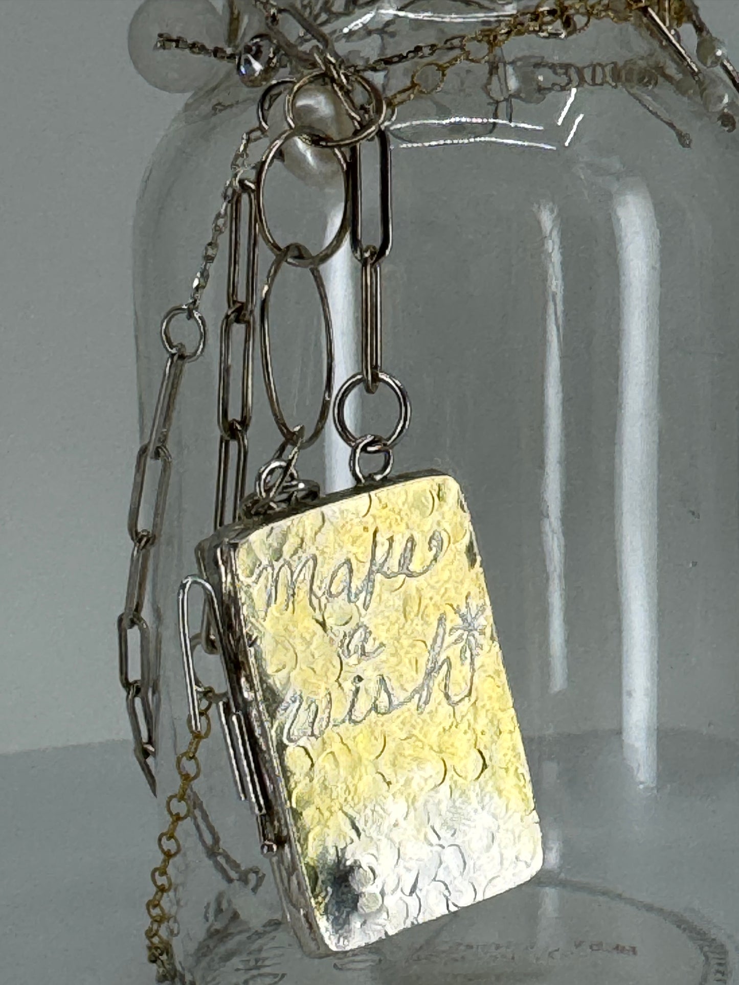 Dandelion Wish Locket Necklace