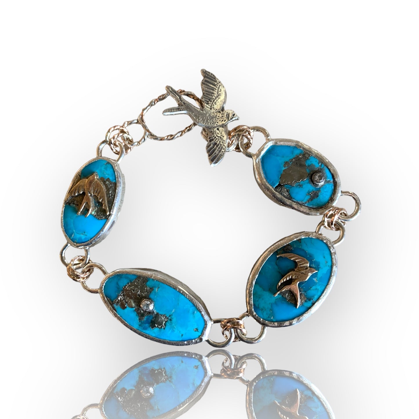 Turquoise Swallow Bracelet
