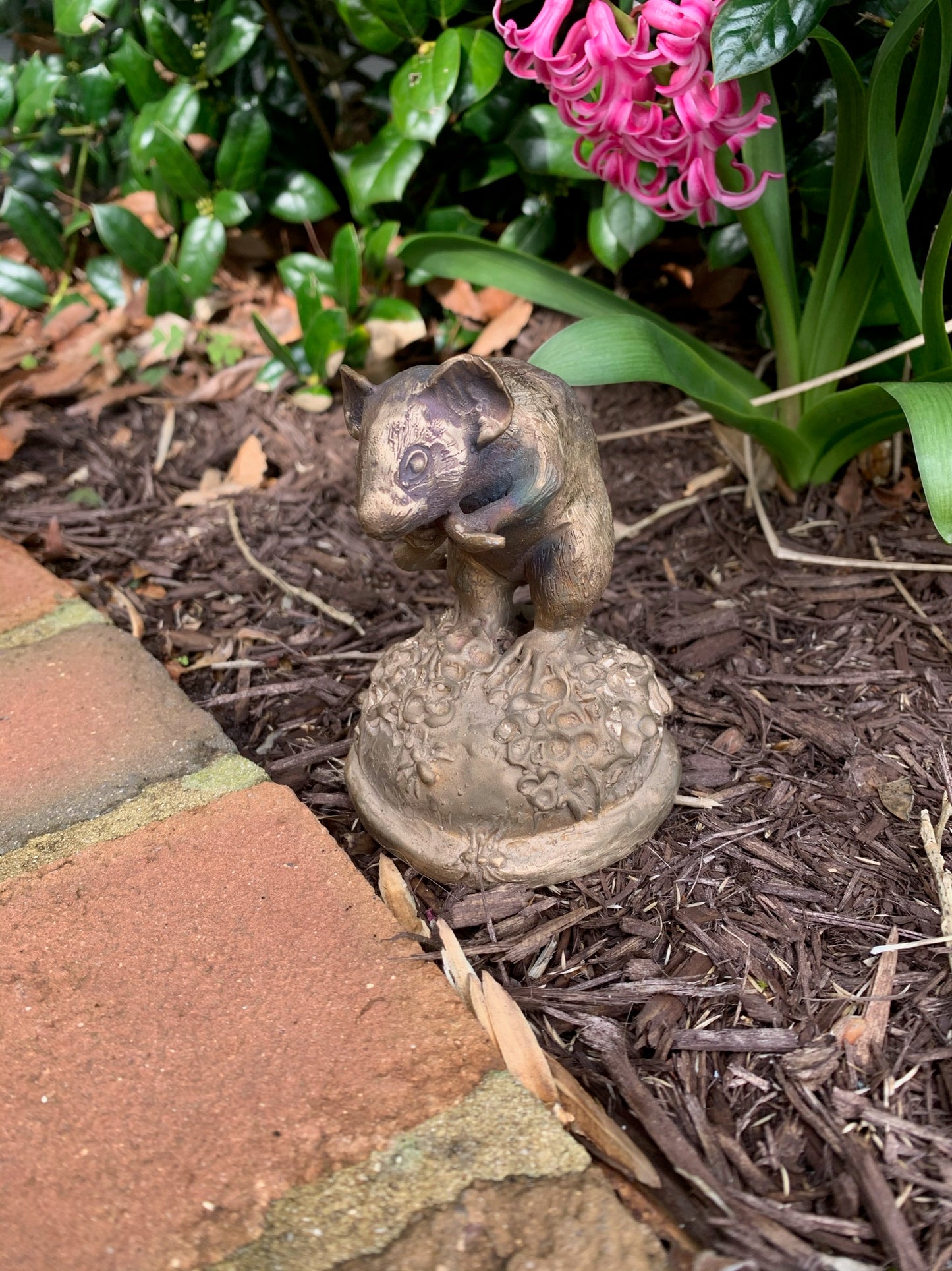 Bronze Mouse Sculpture