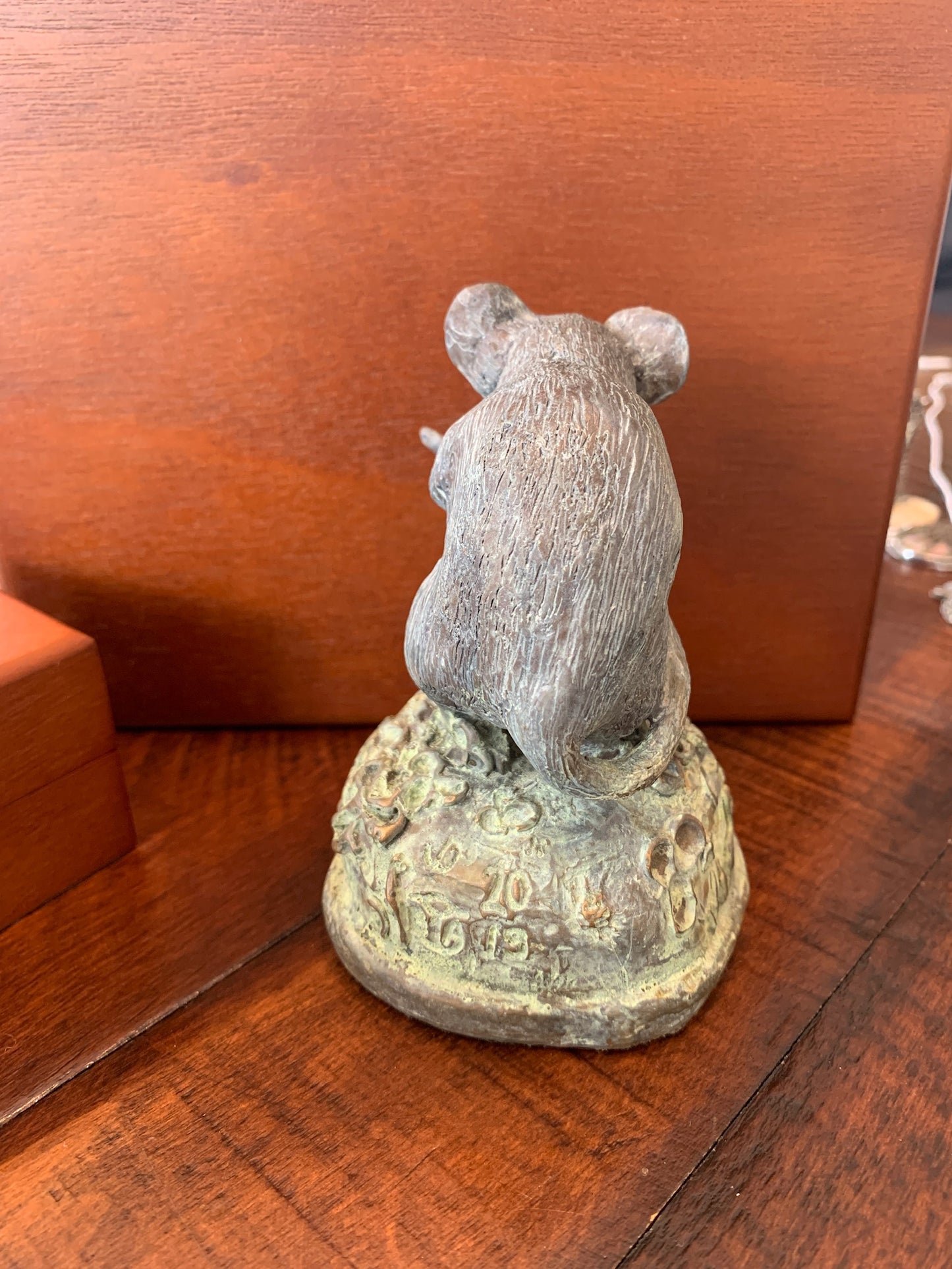 Bronze Mouse Sculpture