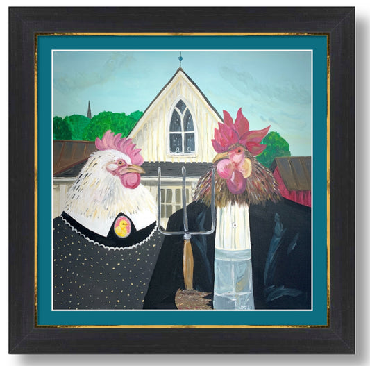 “American Poultry” Painting