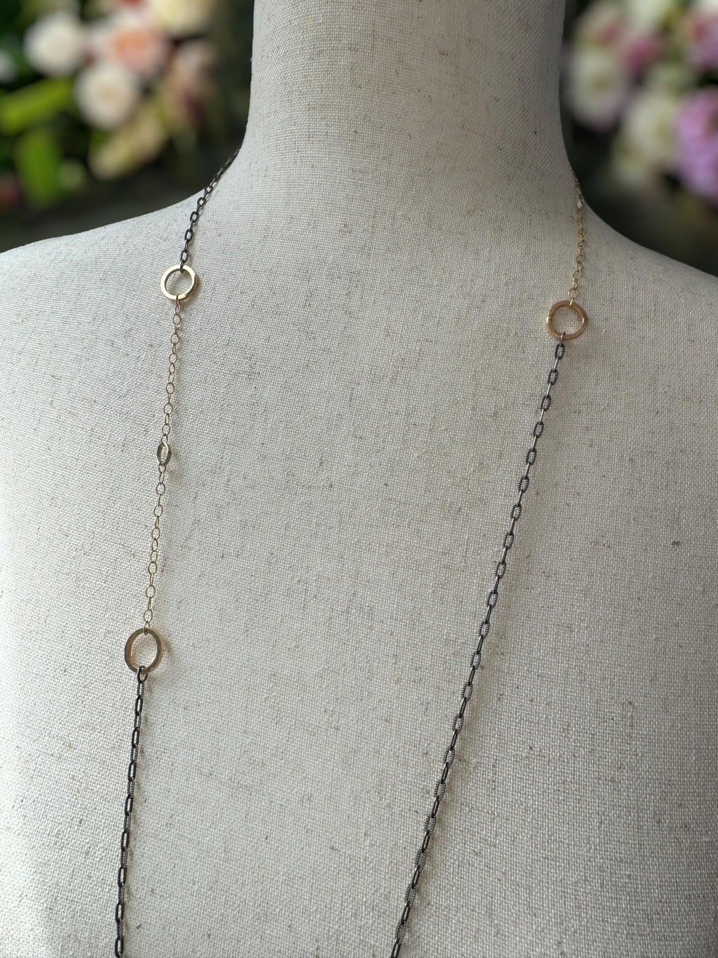 XL Gold and Silver Mixed Metal Chain
