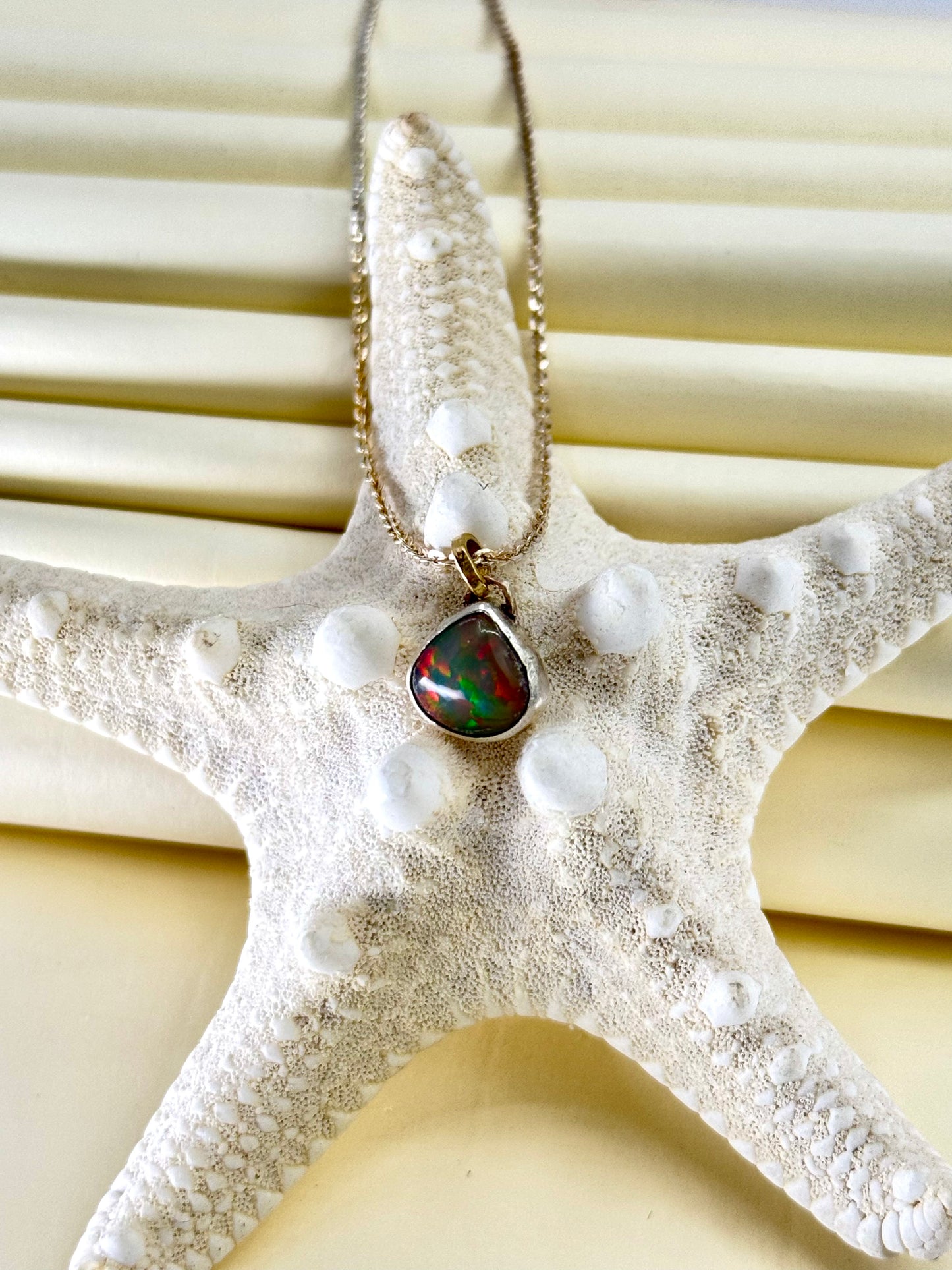 Grey Opal Necklace