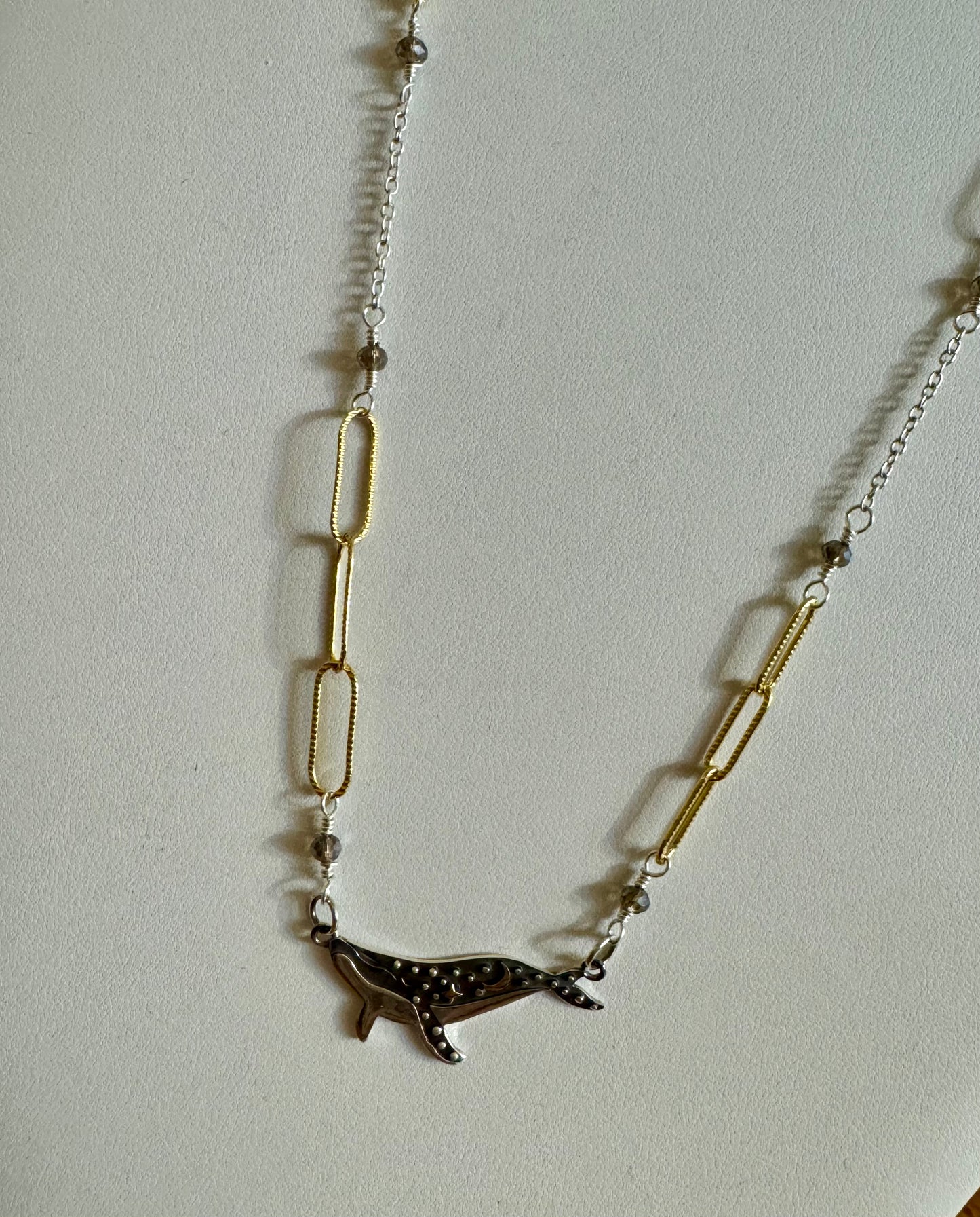 Celestial Whale Festoon Necklace