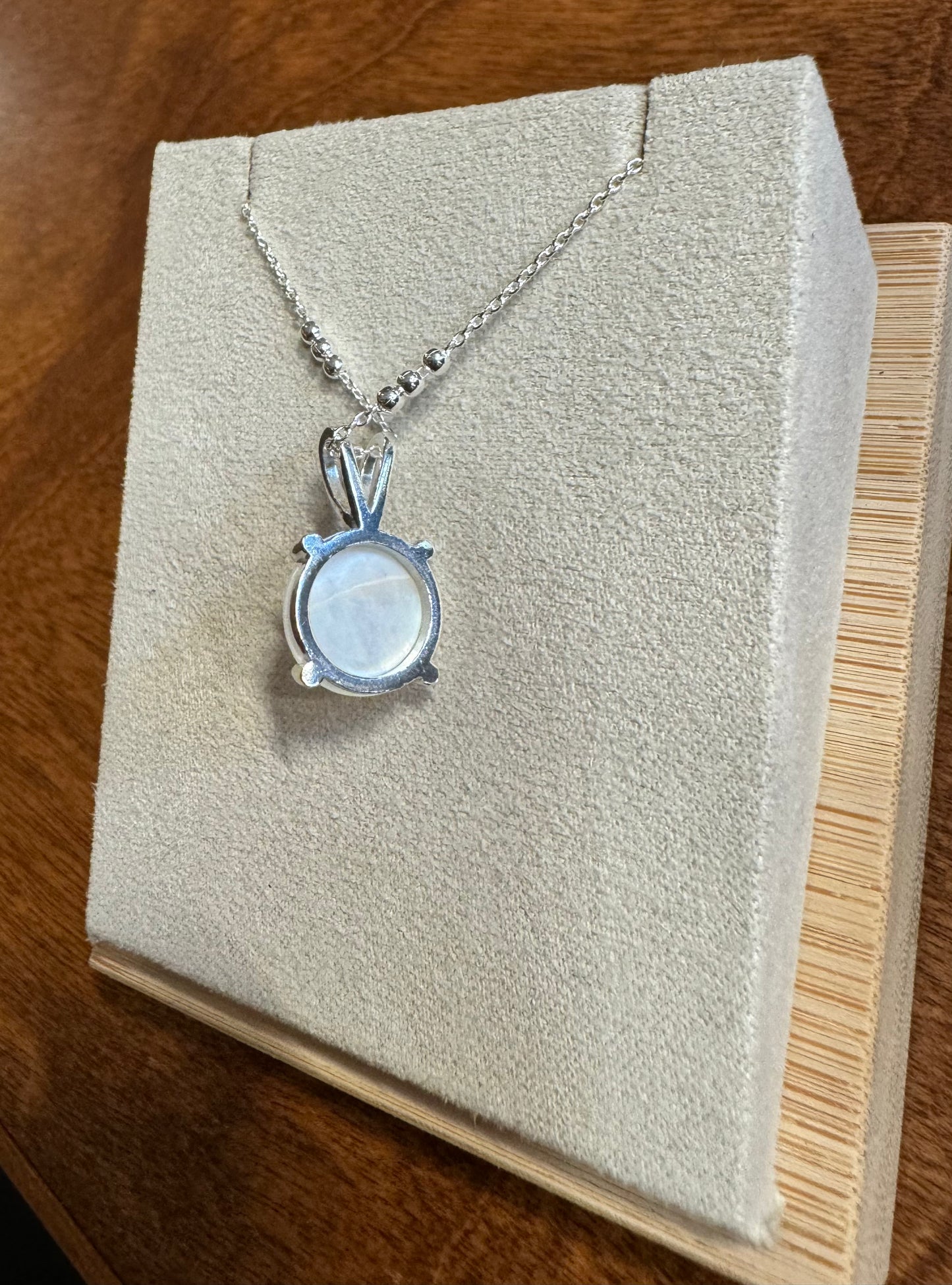 Celestial Delicate Double Moon Face Pendant