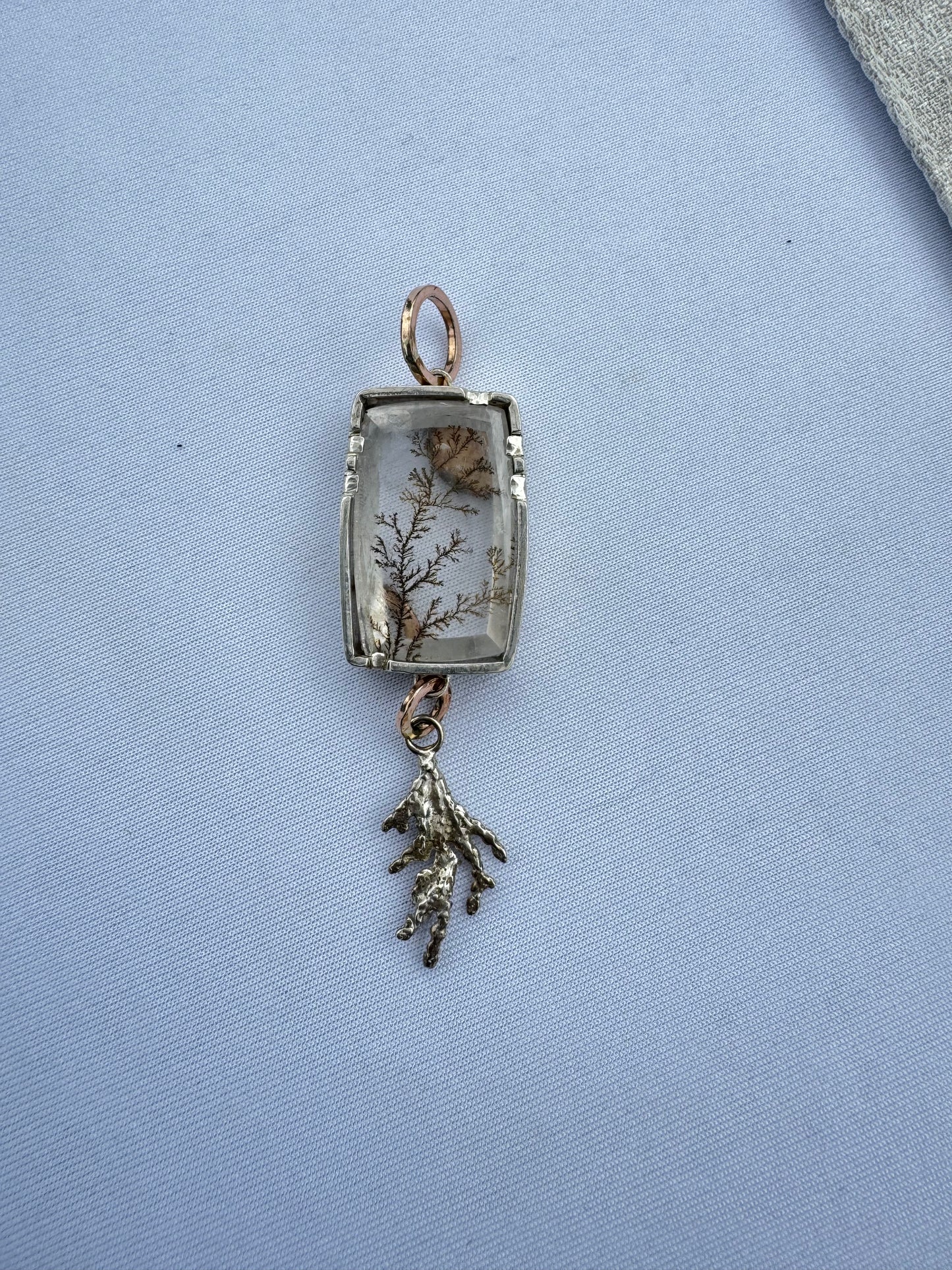 Dendritic Agate Pendant