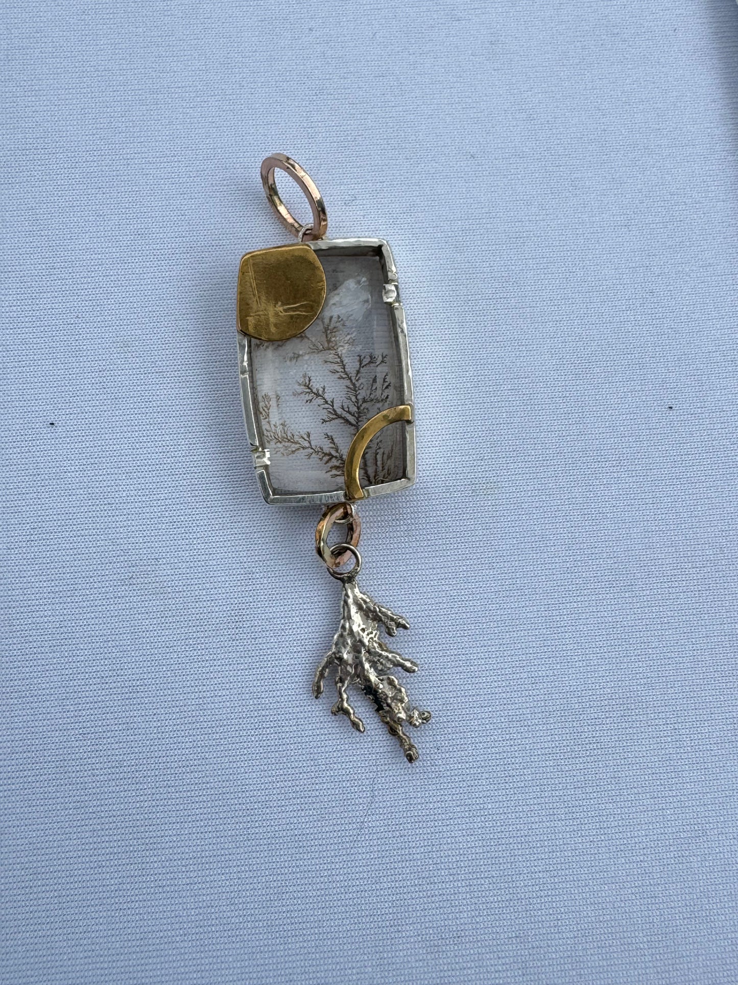 Dendritic Agate Pendant