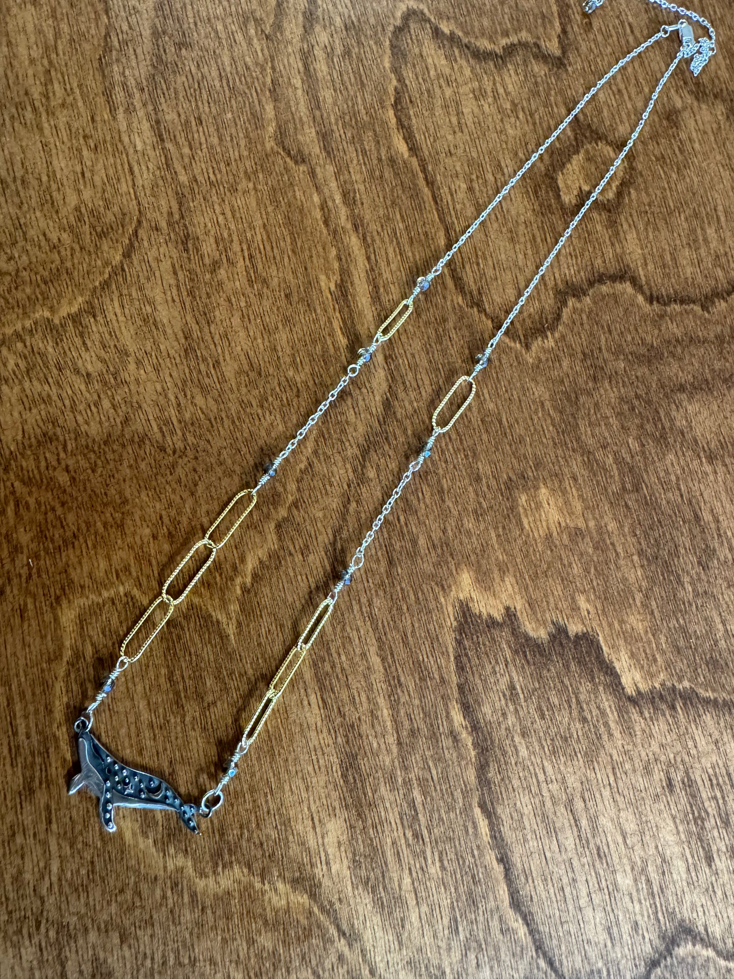 Celestial Whale Festoon Necklace