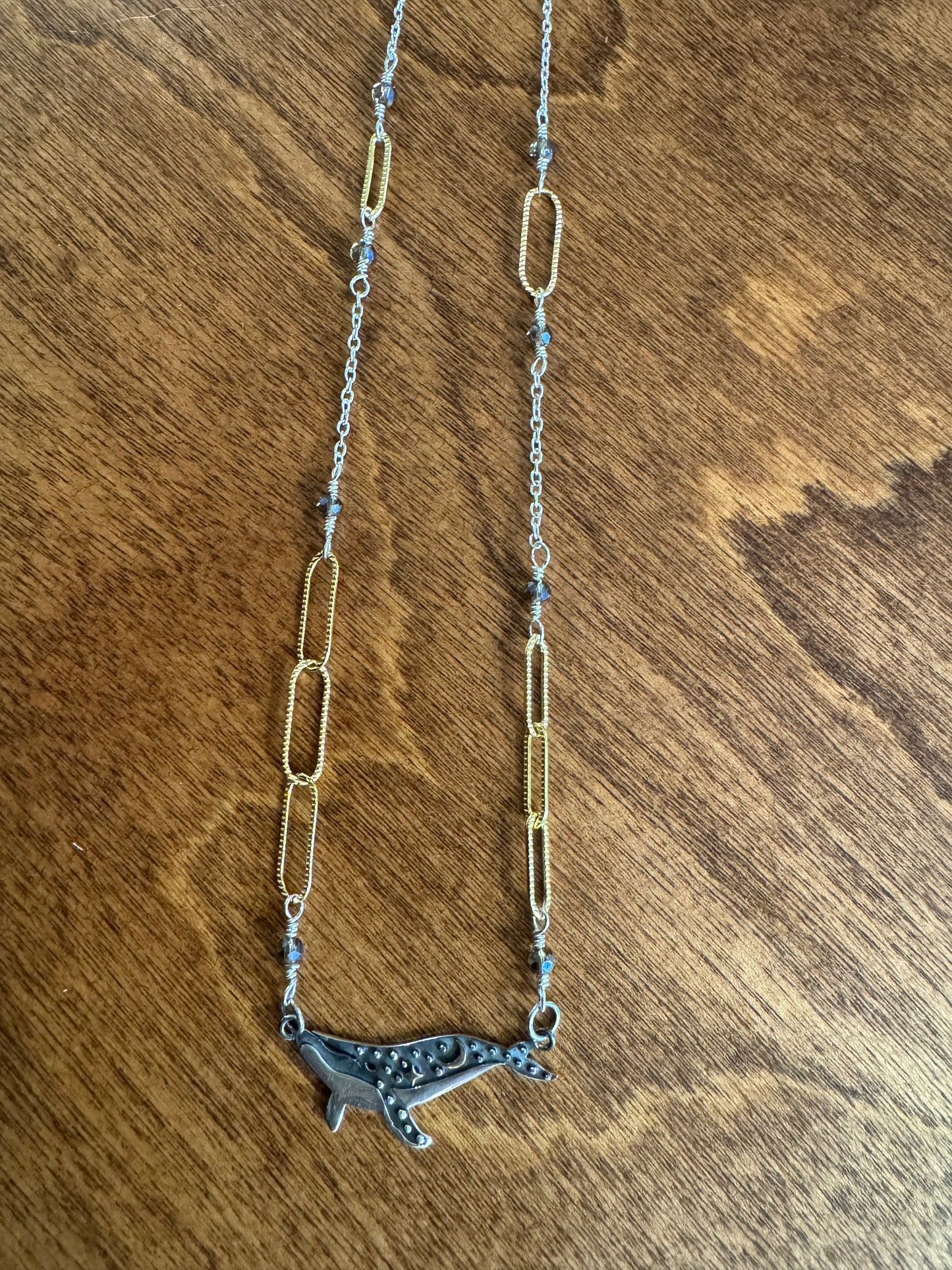 Celestial Whale Festoon Necklace