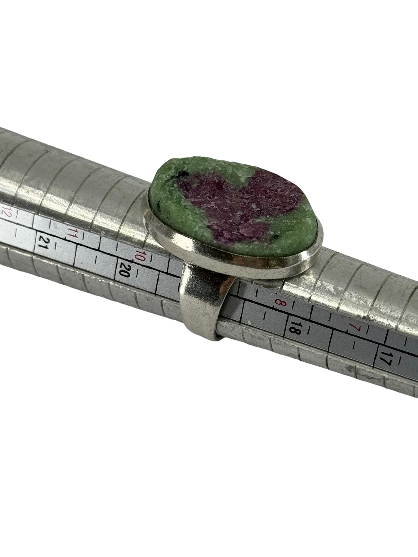 Ruby in Zoisite Ring