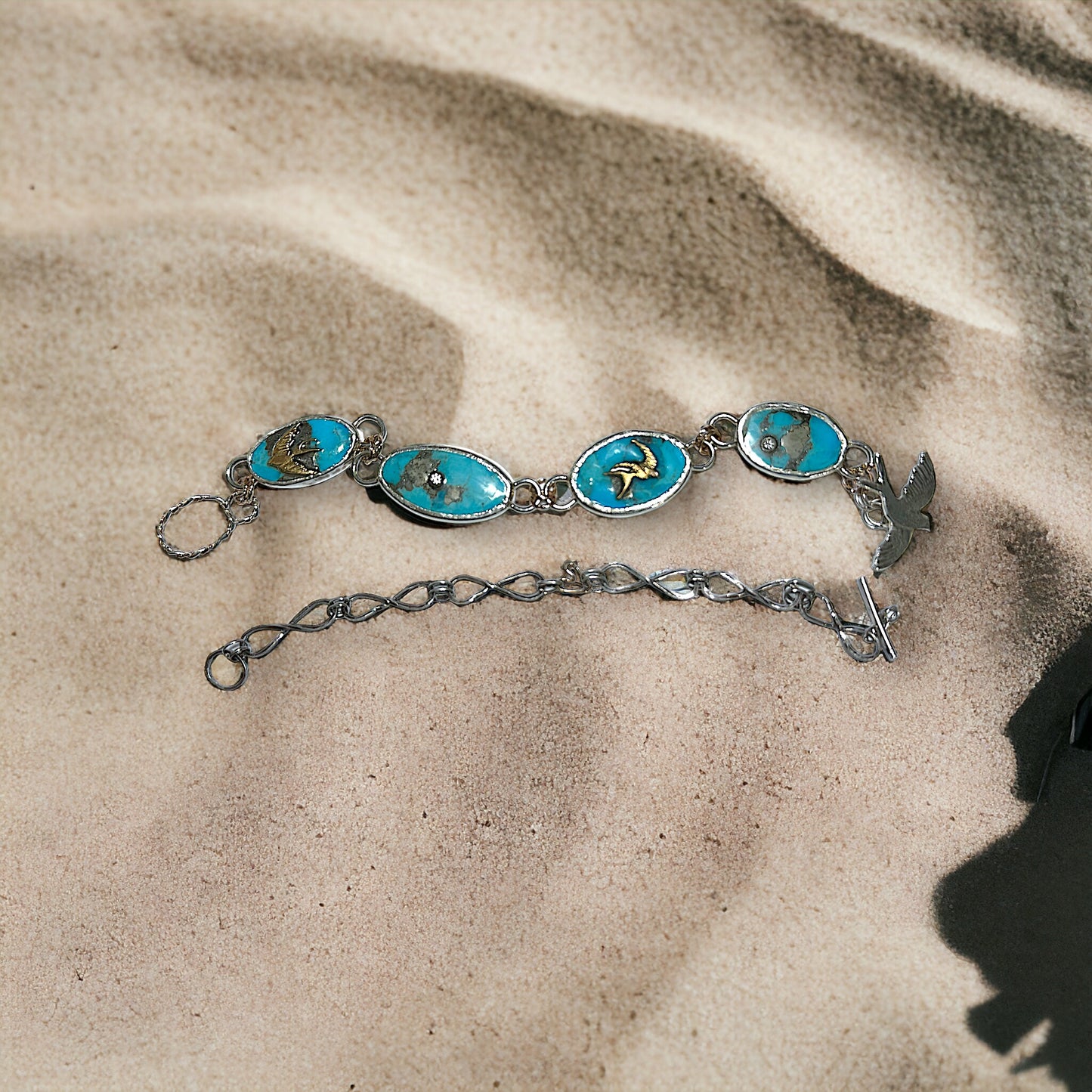 Turquoise Swallow Bracelet