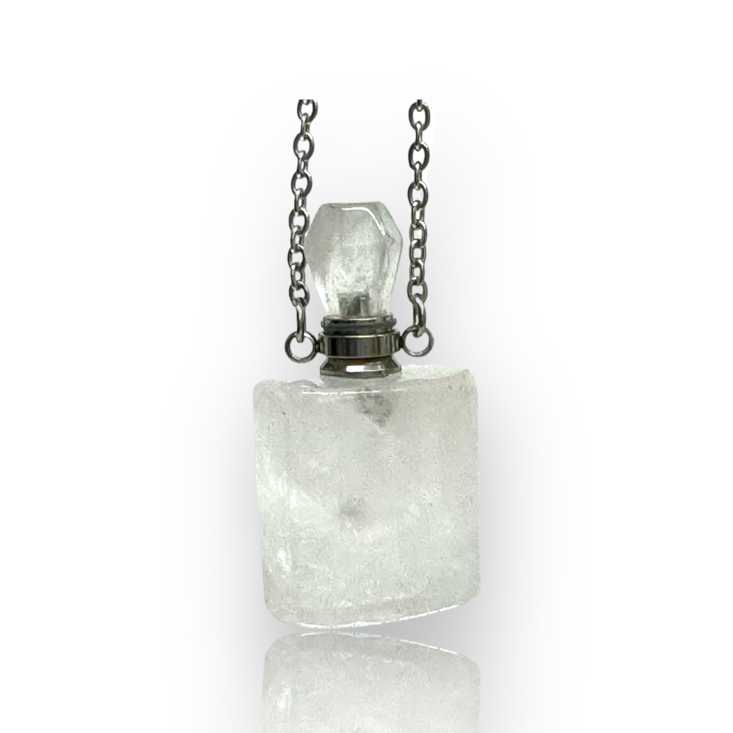 Semi Precious Stone Bottle Necklace