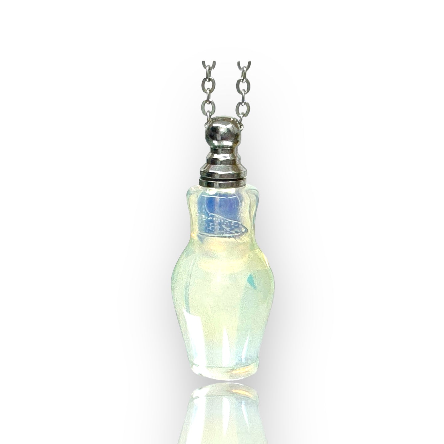Semi Precious Stone Bottle Necklace
