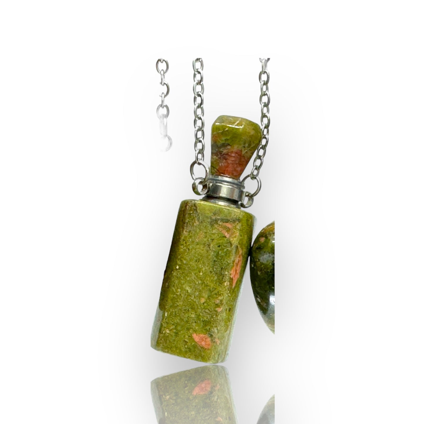 Semi Precious Stone Bottle Necklace