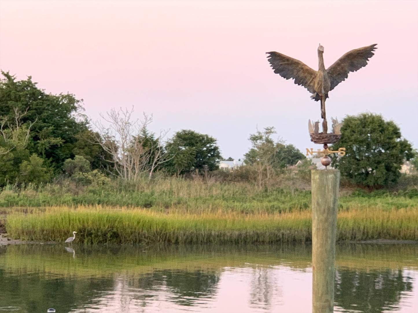 Great Blue Heron Sculpture