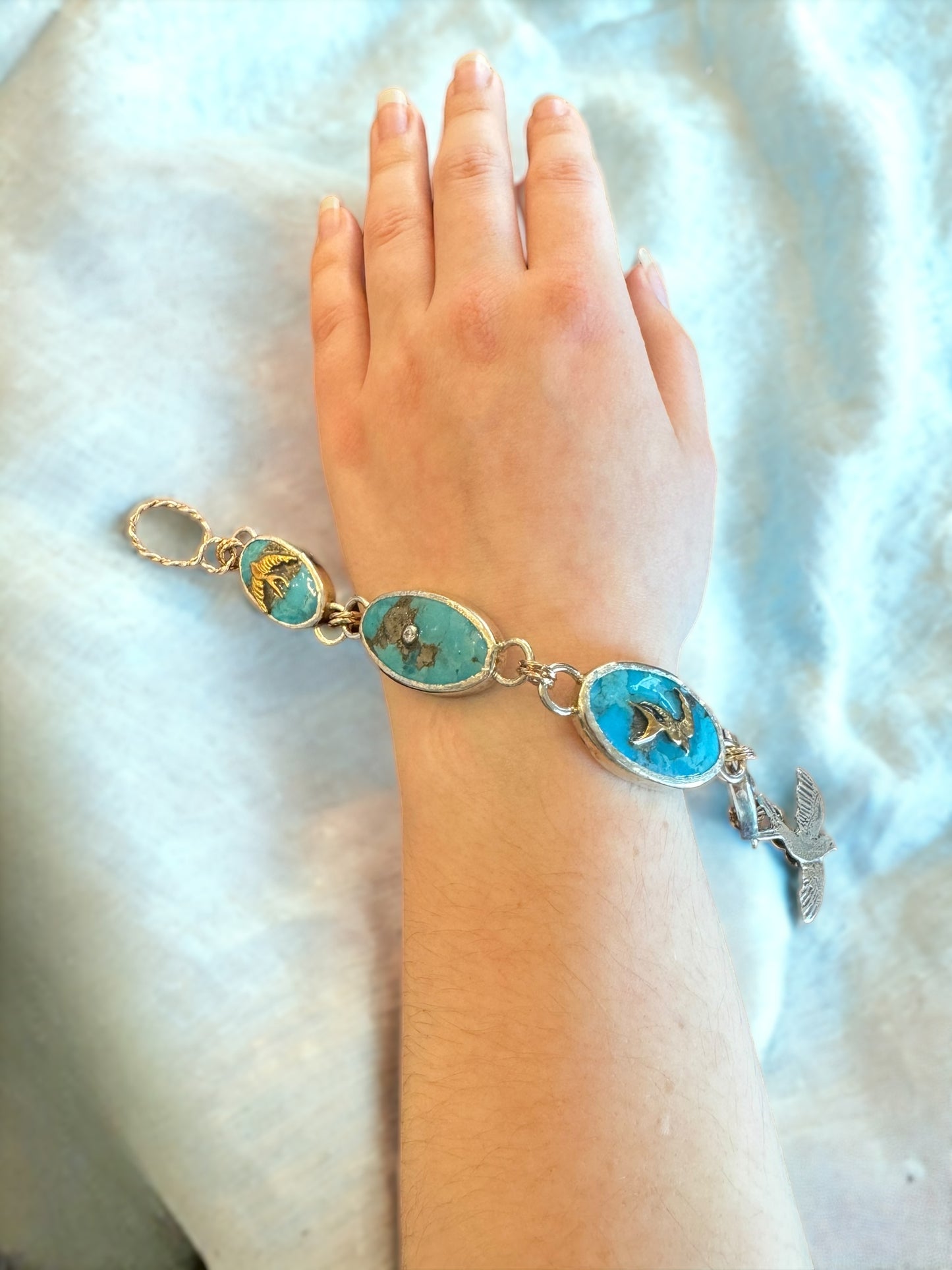 Turquoise Swallow Bracelet