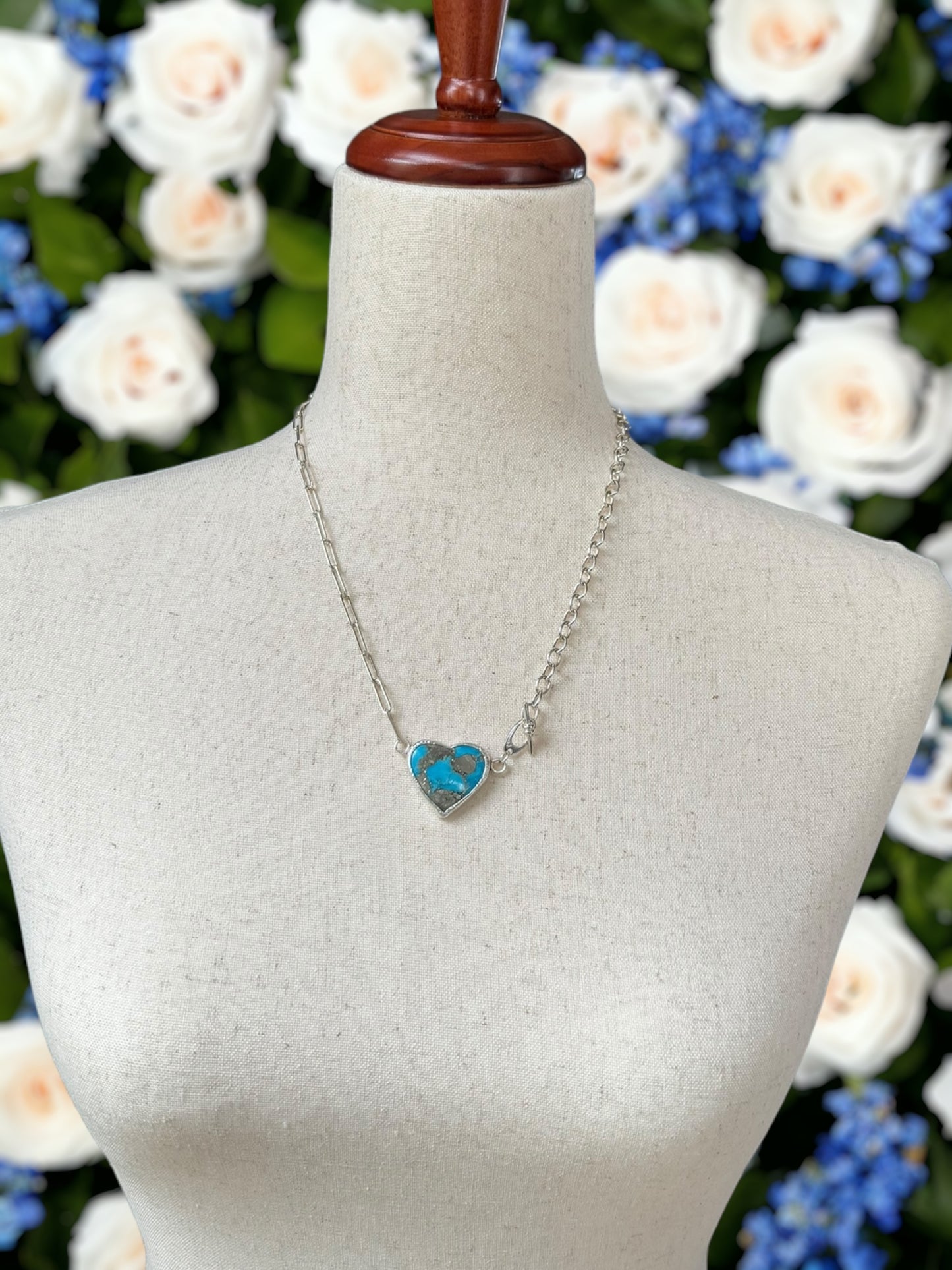 Turquoise Heart Necklace