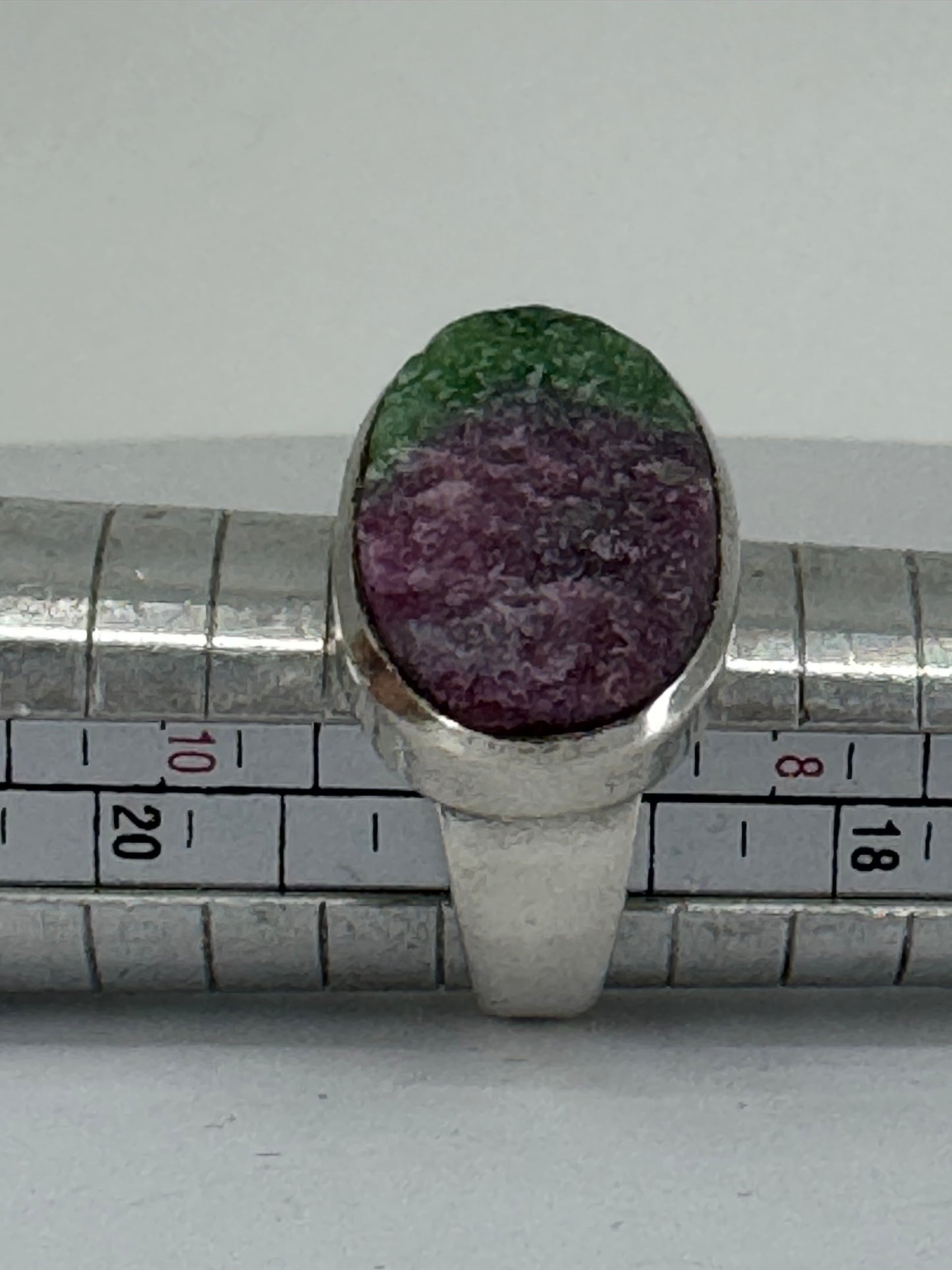 Ruby in Zoisite Ring