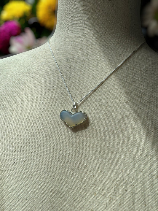 Opalite Heart Necklace