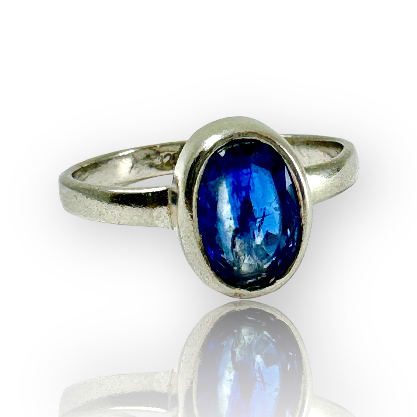 Kyanite Petite Faceted Ring