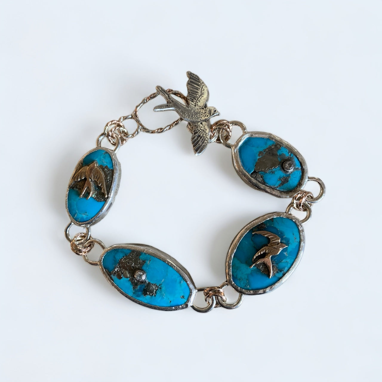 Turquoise Swallow Bracelet