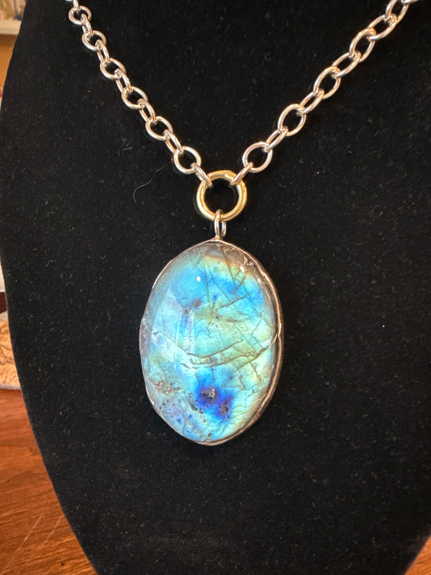 Labradorite Lighthouse Pendant