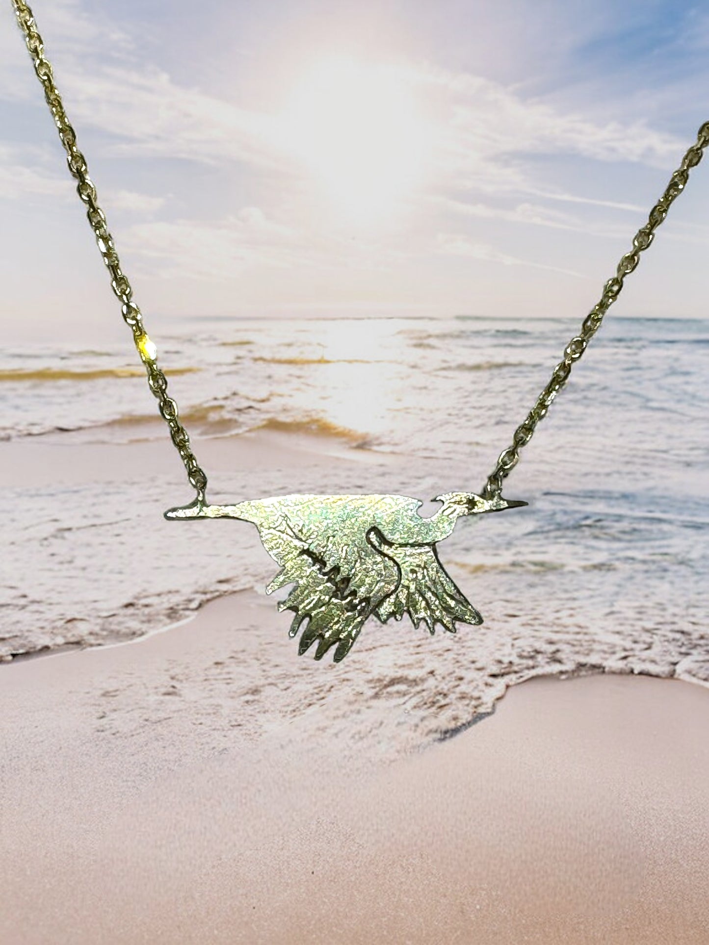 Heron Necklace