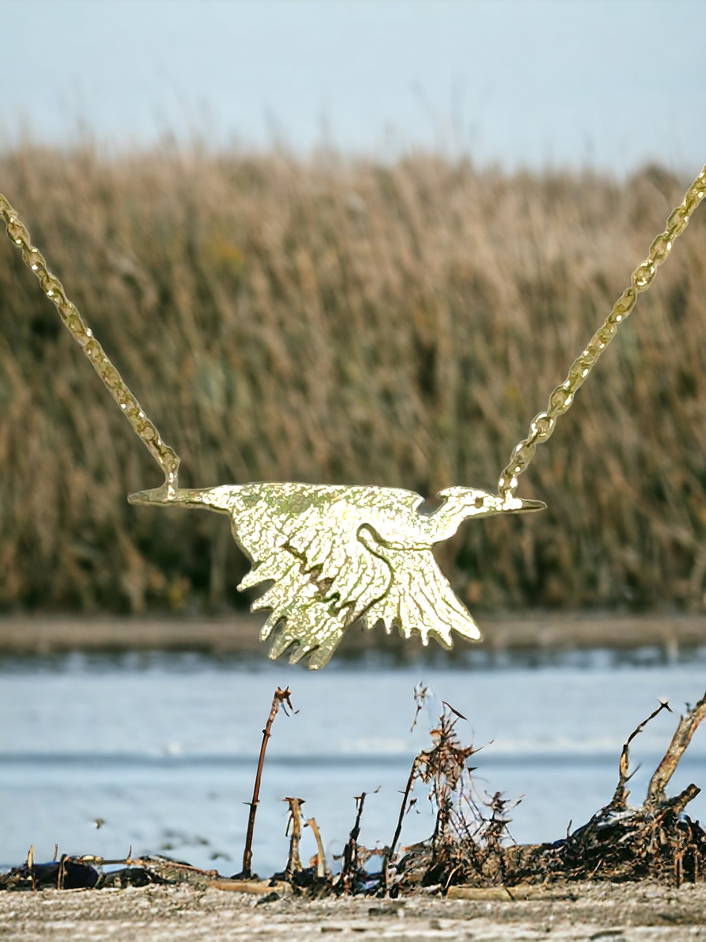 Heron Necklace