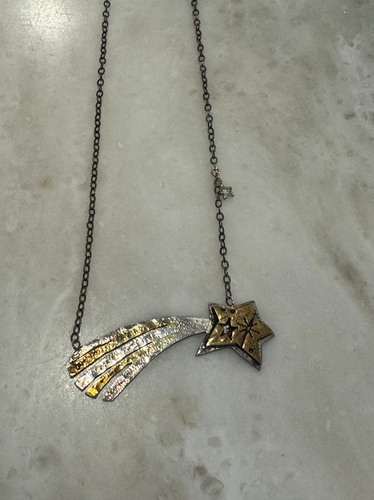 Shooting Star Festoon Necklace