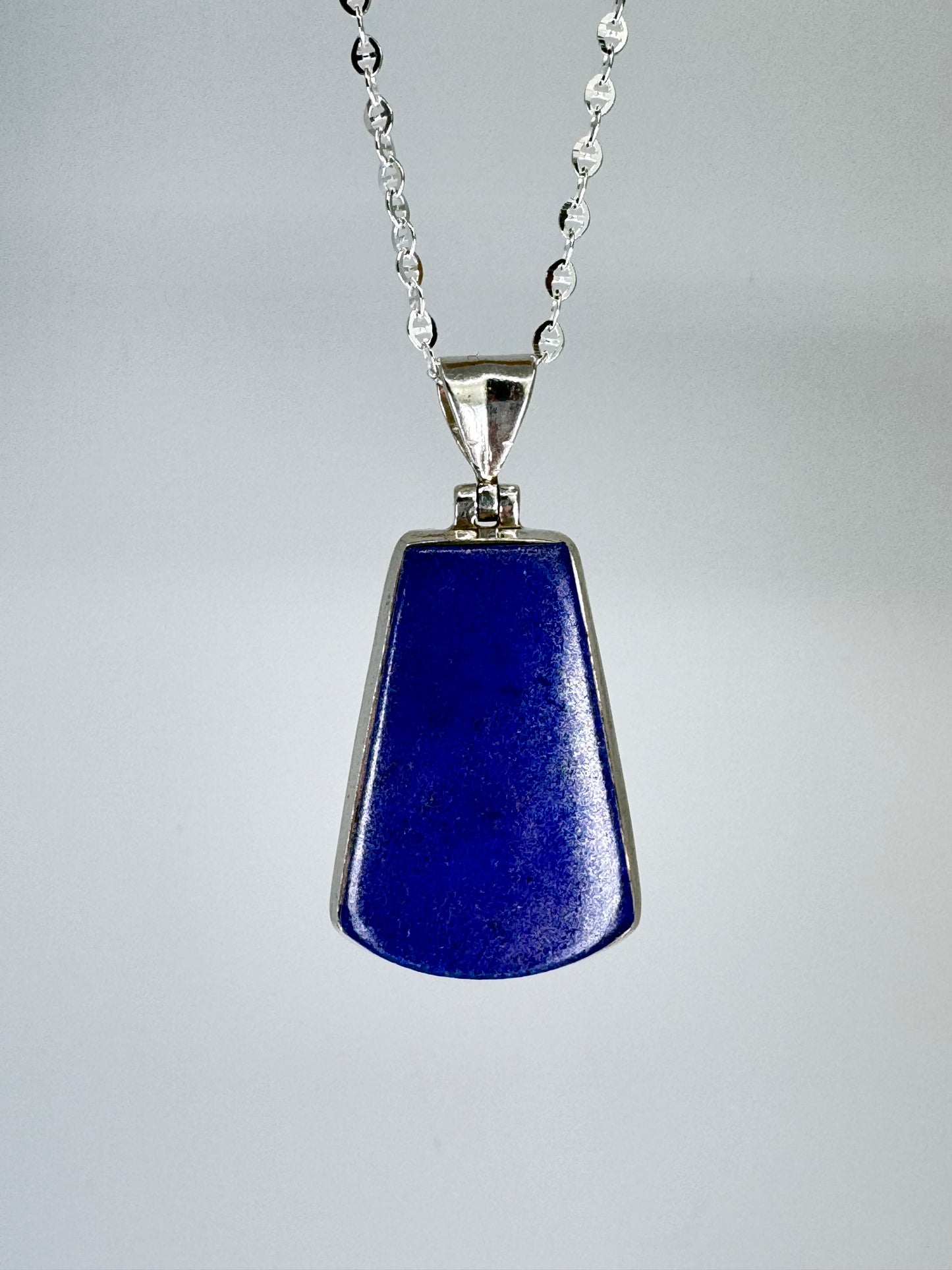 Lapis Shield Pendant