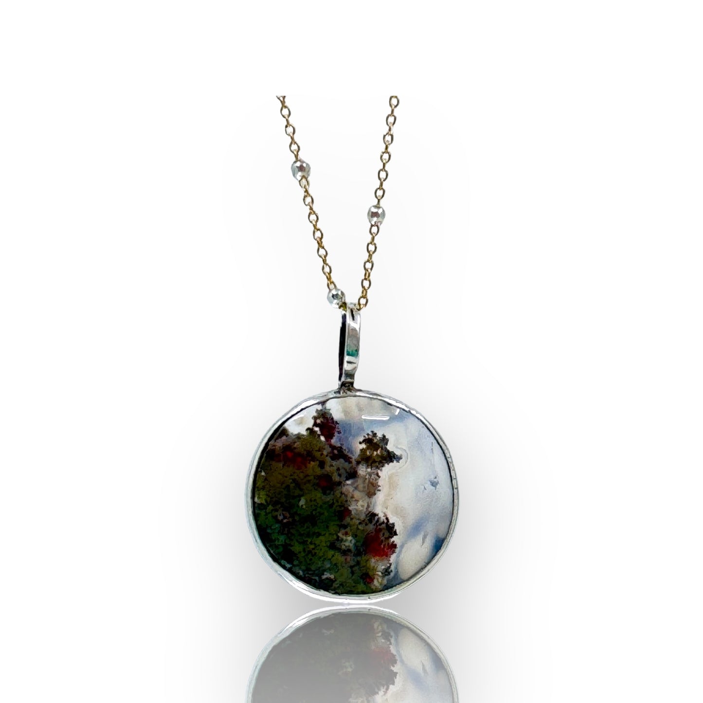 Heron Agate Necklace