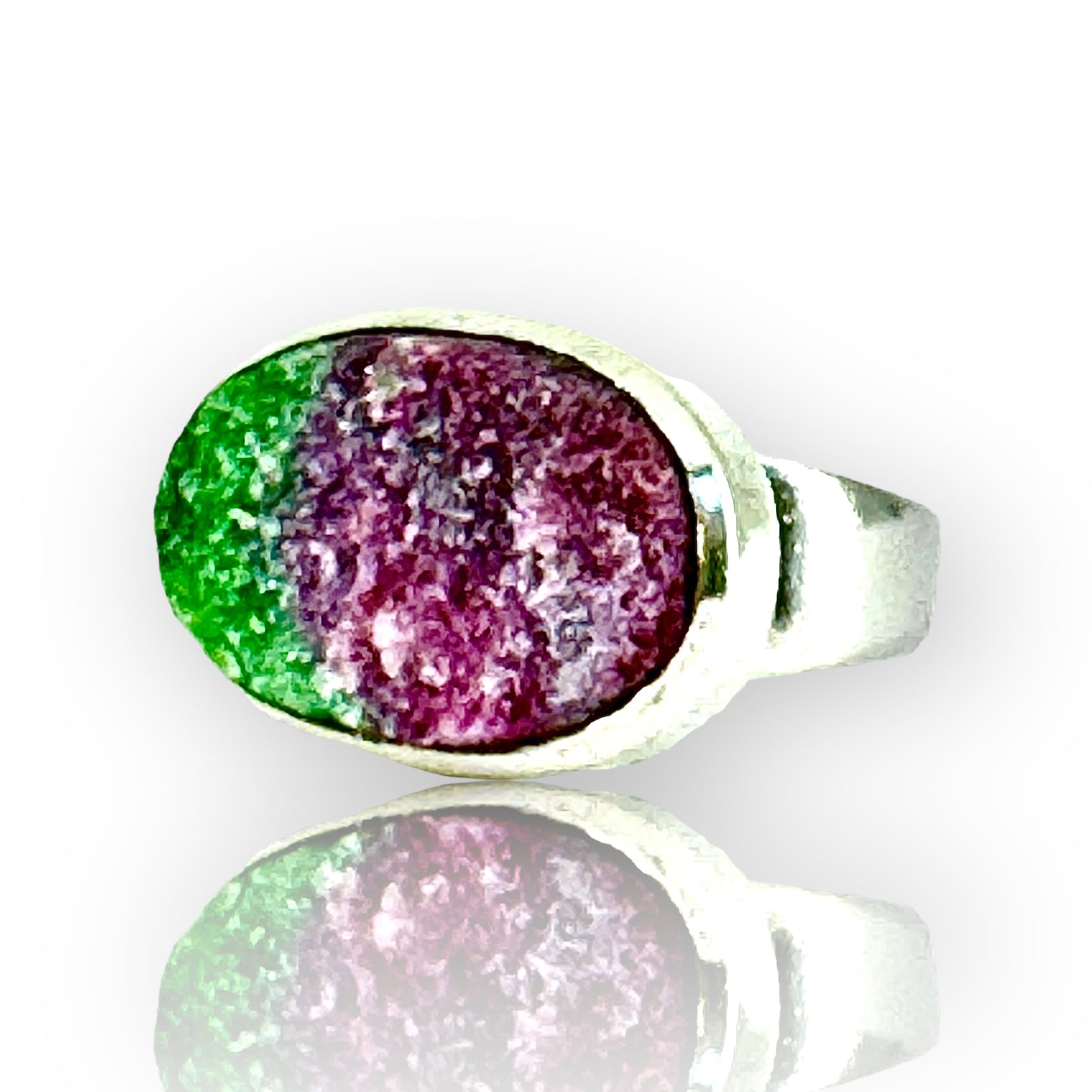 Ruby in Zoisite Ring