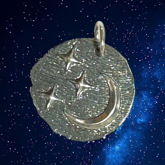 Celestial Moon/Stars Charm