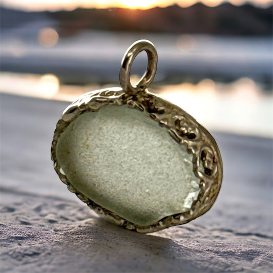 Sea Glass Charm/ Pendant
